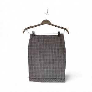 Light academia tweed skirt